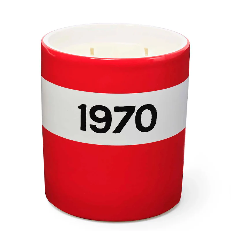 1970 Red Ceramic - Candle
