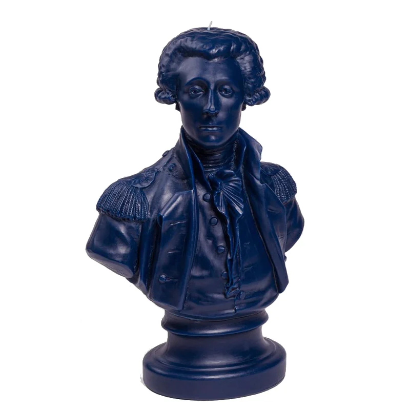 Bust Candle Collection Lafayette - Candle (navy blue)