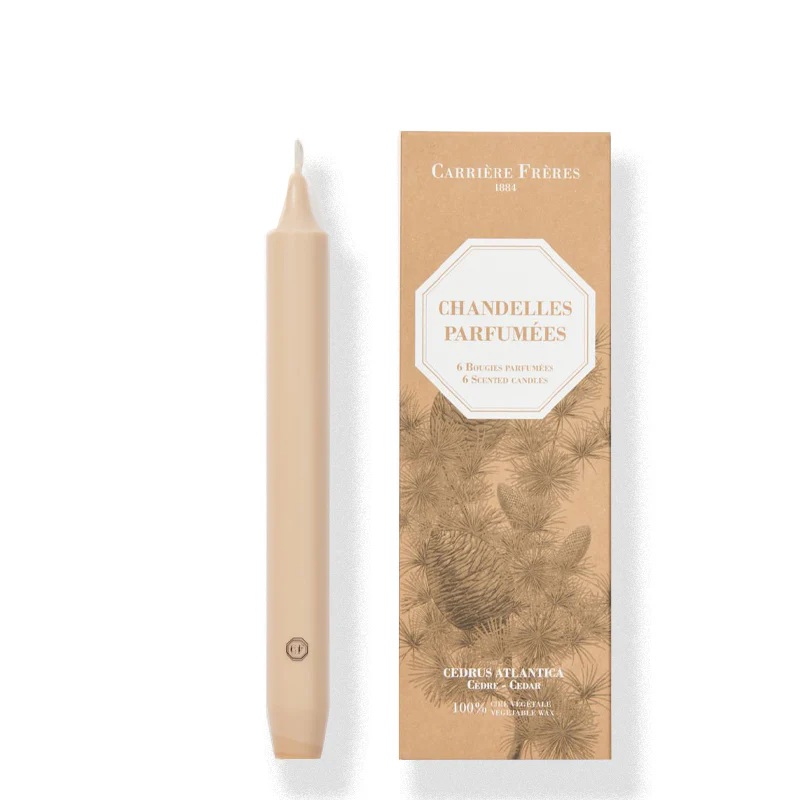 Cedar - Scented Taper Candle