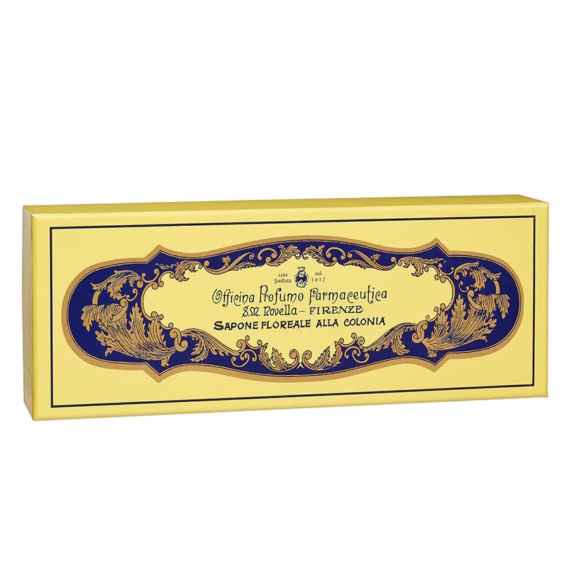 Floral Cologne Soap - Box of 4