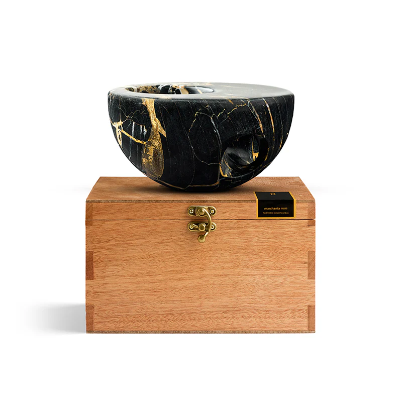 Mini Marble Marchanta Candle - Image 2