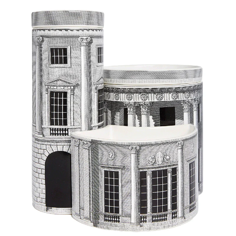 NEL MENTRE Set of 3 Scented Candles - Décor Architettura - Fragrance Immaginazione