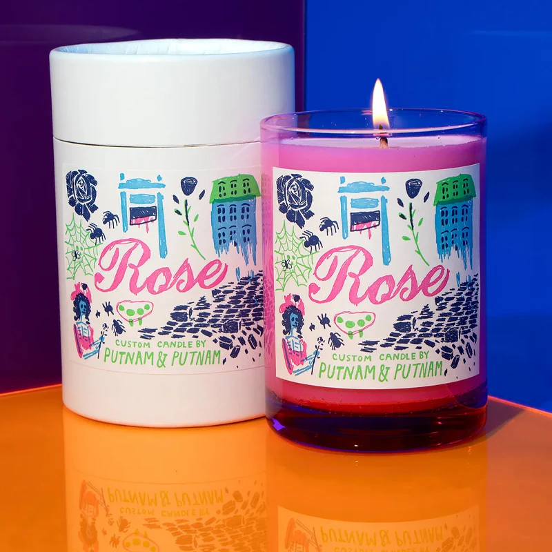 Rose Candle - Image 2