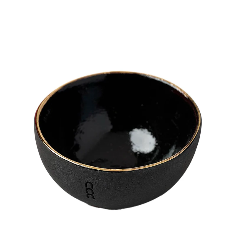 Vasija - Candle Holder with 22k Gold Rim - Image 2